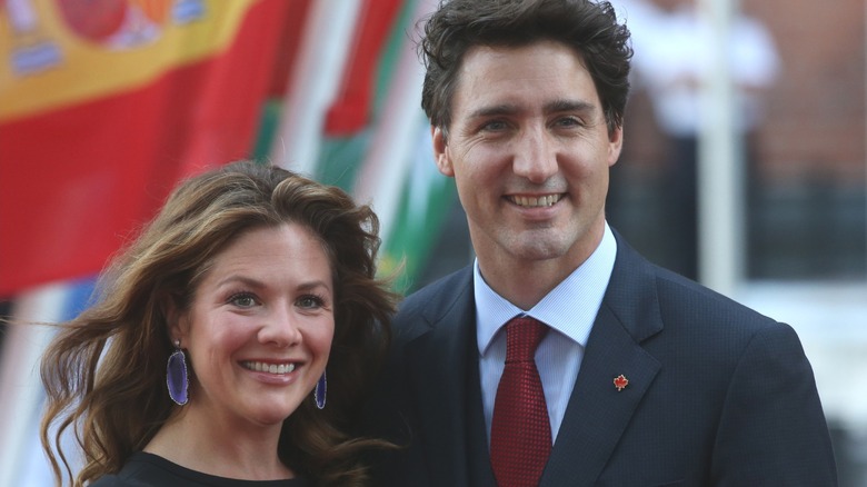Sophie Grégoire Trudeau with Justin Trudeau