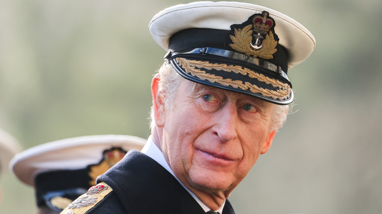 King Charles at Britannia Royal Naval College in December 2025