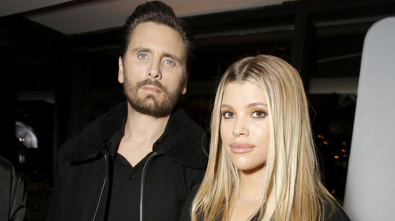 Scott Disick and Sofia Richie at the Rolla's x Sofia Richie Launch Event in 202