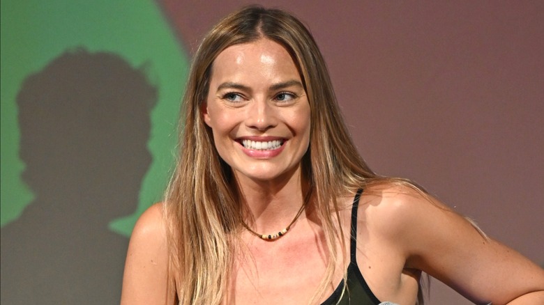 Margot Robbie attending a Q&A for Pilton Palais Cinema