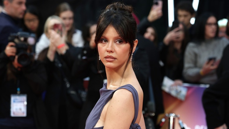 Mia Goth at the 2025 "Frankenstein" UK premiere