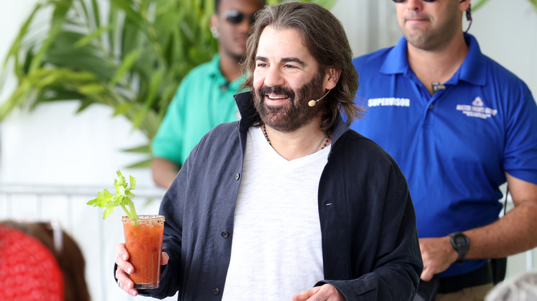John Cusimano mixing drinks at the 2024 South Beach Wine and Food Festival