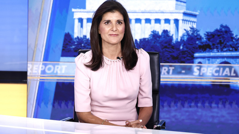 Nikki Haley smiling at the camera