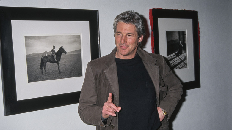 American actor Richard Gere at a photography exhibit in 1996