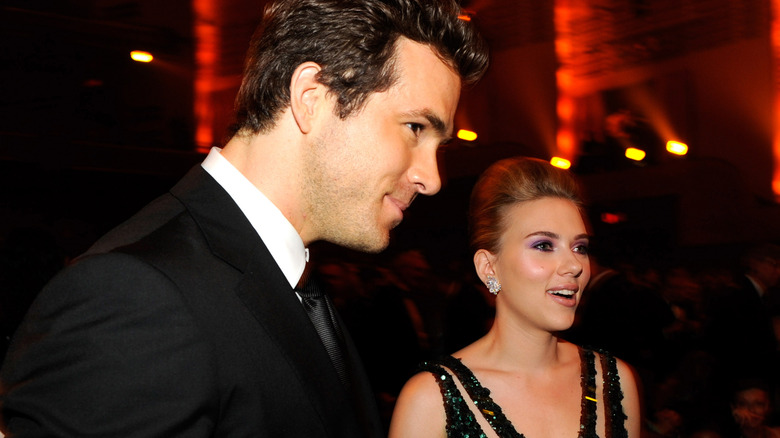 Scarlett Johansson and Ryan Reynolds at 64th Annual Tony Awards in 2010