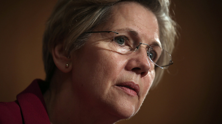 Elizabeth Warren during a Senate Banking Committee hearing in May 2013