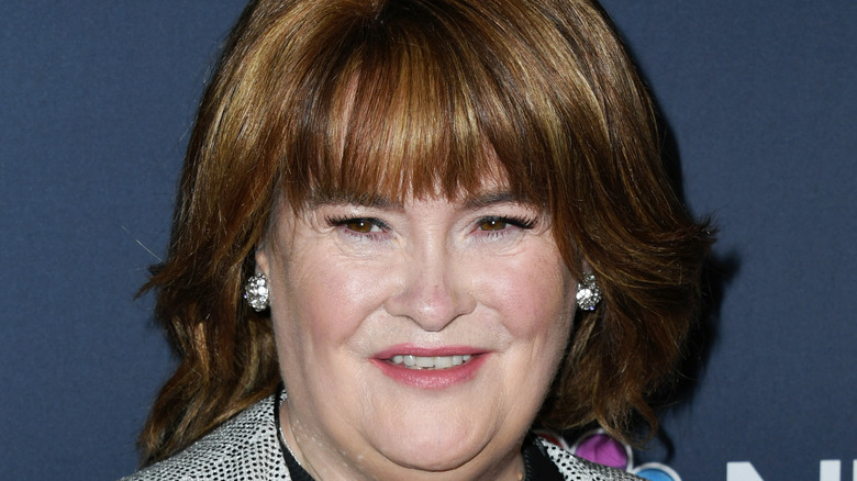 Susan Boyle smiling