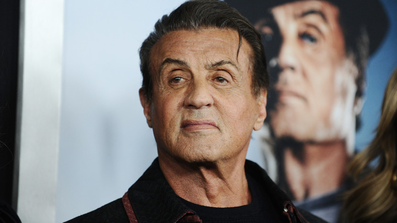 Sylvester Stallone on red carpet