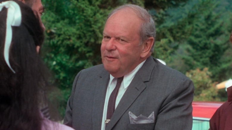 Jack Weston playing Max Kellerman in a gray suit in Dirty Dancing