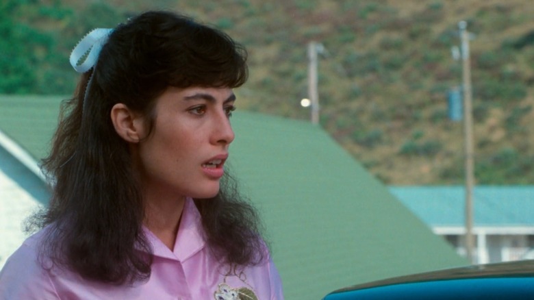 Jane Brucker as Lisa, looking upset in Dirty Dancing
