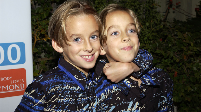 Sawyer Sweeten hugging his brother Sullivan Sweeten