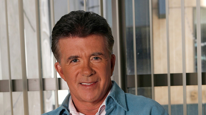 Alan Thicke posing for a portrait for the TV Guide Channel
