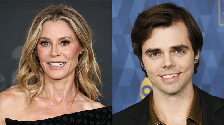 A split image of Julie Bowen and Reid Ewing
