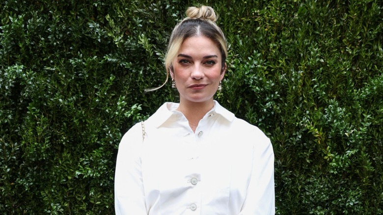 Annie Murphy attending a Chanel luncheon