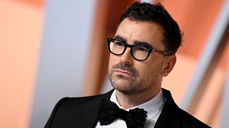 Dan Levy at the 2025 Vanity Fair Oscar Party