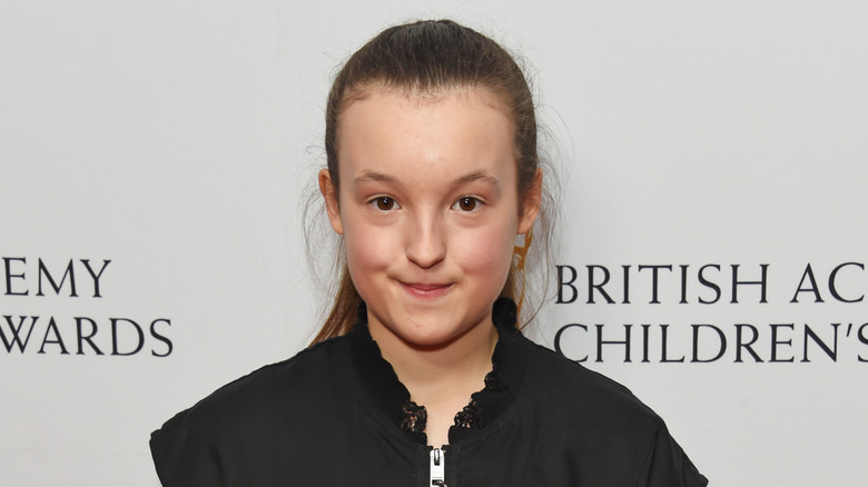 Bella Ramsey at an award show in London