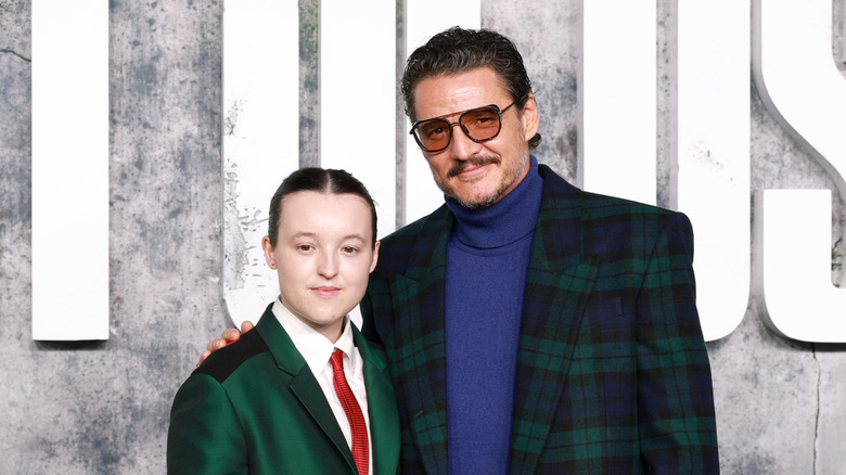 Bella Ramsey and Pedro Pascal at The Last of Us premiere