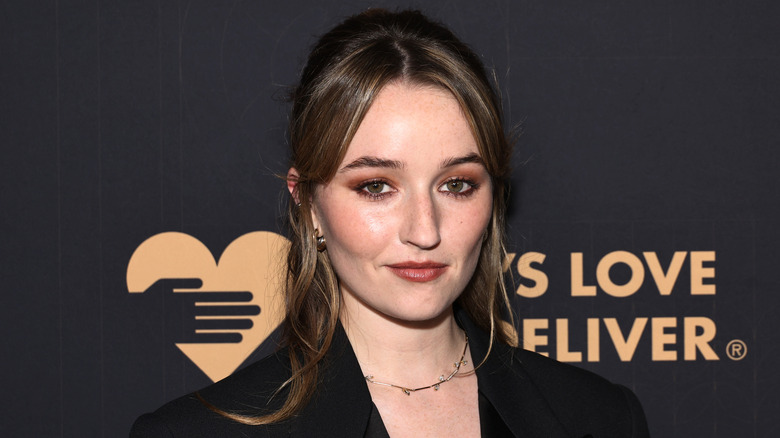 KAitlyn Dever wearing all black at the God's Love awards