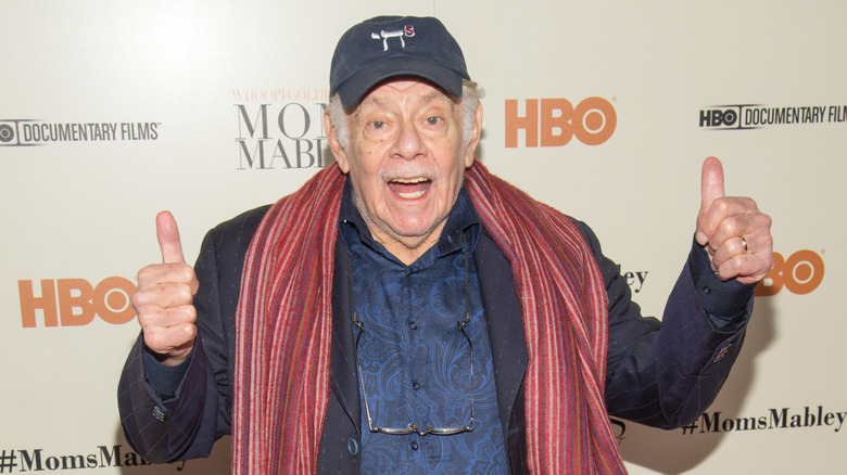 Jerry Stiller smiling at the screening of "Whoopi Goldberg Presents Moms Mabley" in 2013