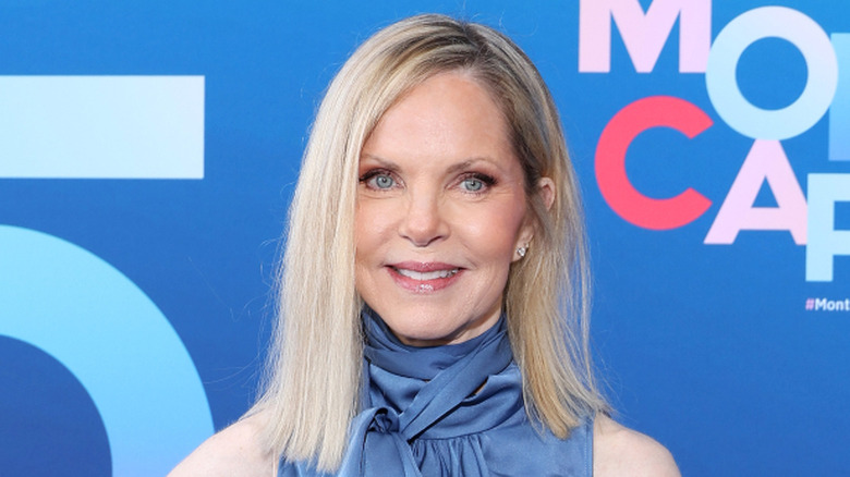 Melissa Sue Anderson blue halter top