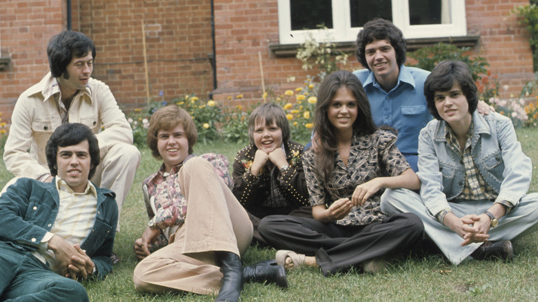 Osmond family posing for picture