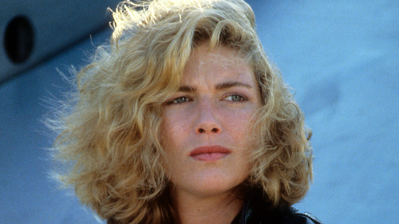 Kelly McGillis acting in Top Gun