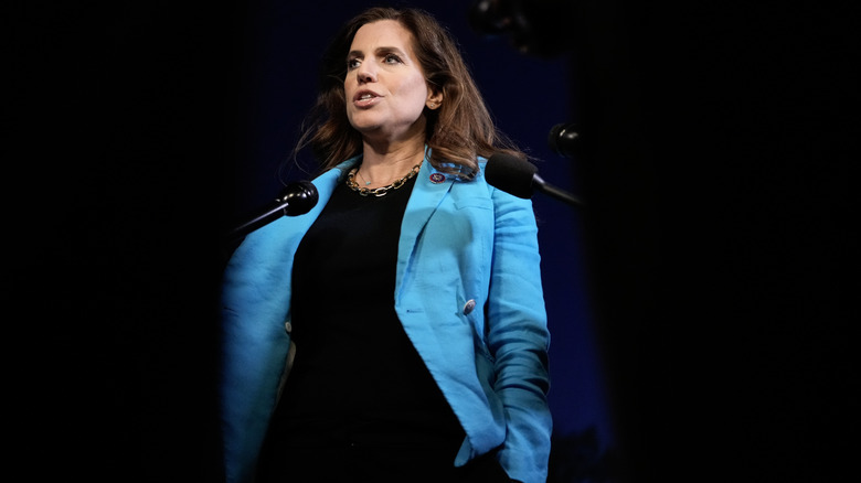 Nancy Mace delivering a speech