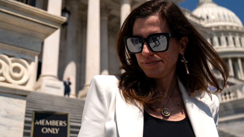 Nancy Mace wearing sunglasses