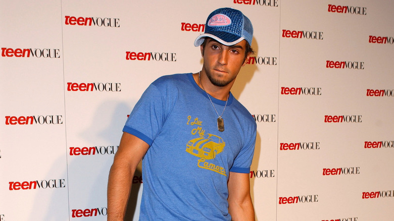 Wade Robson wearing a cap
