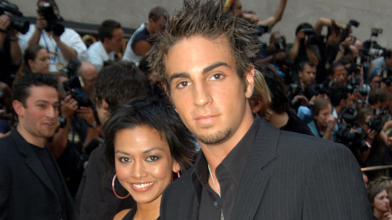 Wade Robson and partner, smiling