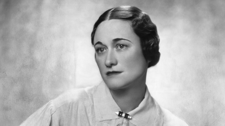 Wallis Simpson posing