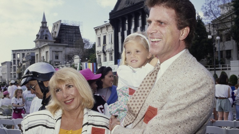 Ted Danson with wife Casey Coates and daughter Alexis in 1990