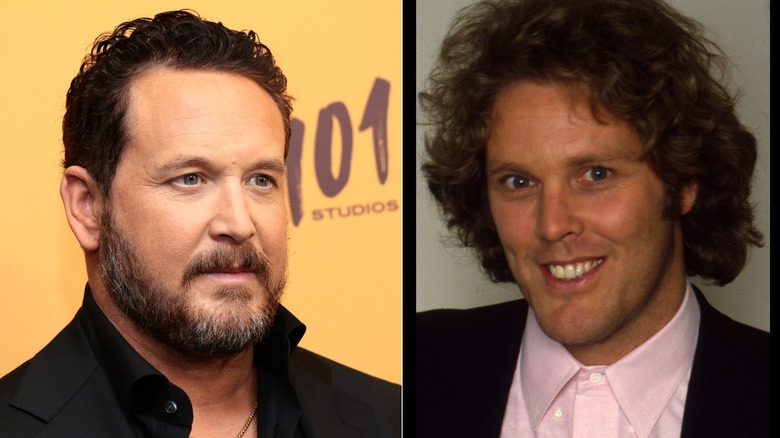(l-r): Cole Hauser and Wings Hauser posing at two different events