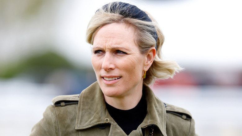 Zara Tindall frowning