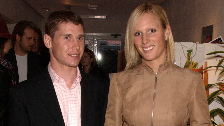 Zara Tindall and Richard Johnson smiling 