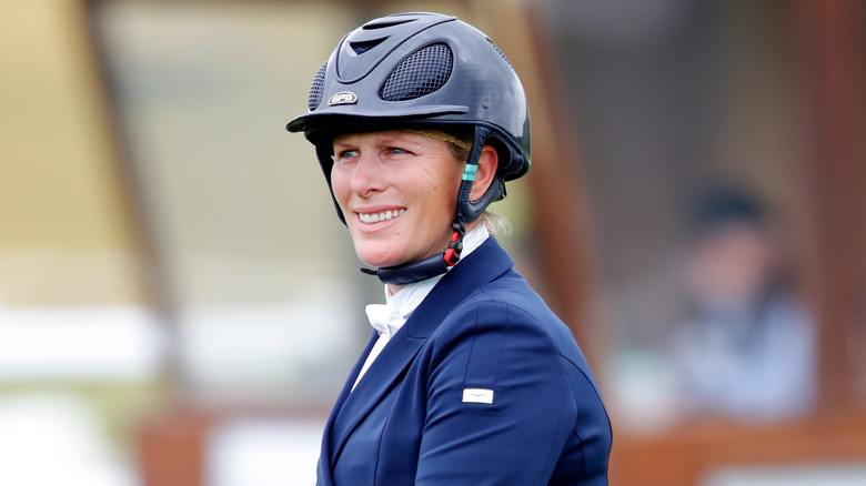 Zara Tindall riding her horse 