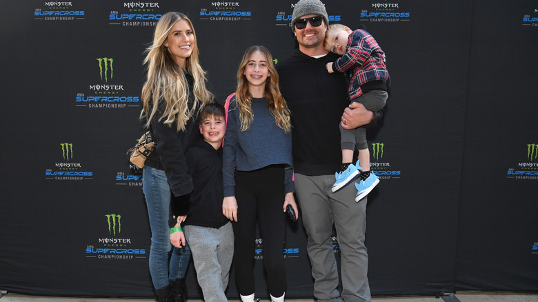 Christina Haack, Josh Hall, and Haack's children