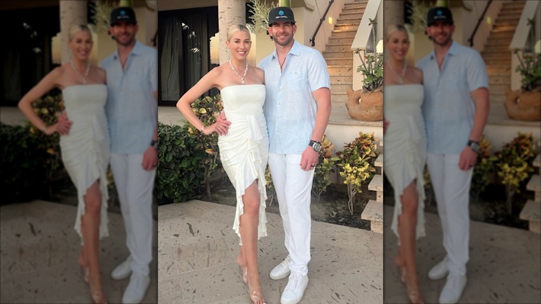 Heather Rae and Tarek El Moussa smiling