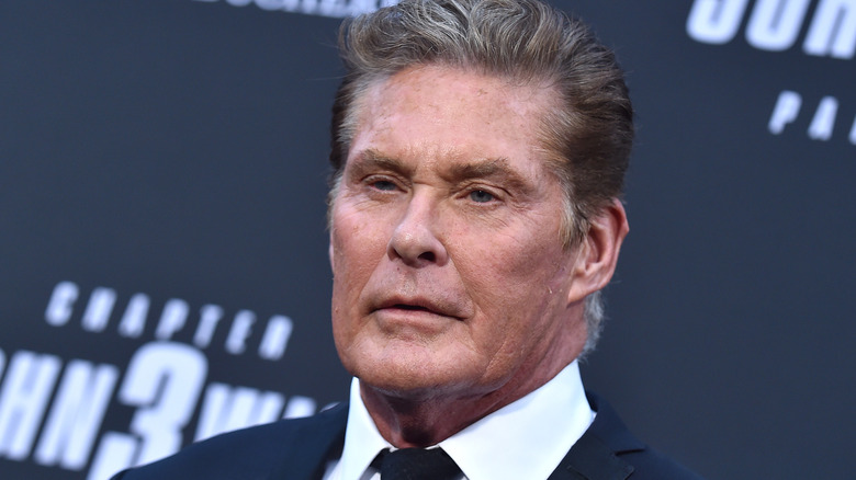 David Hasselhoff at a special screening of 'John Wick: Chapter 3 - Parabellum' in Los Angeles in May 2019