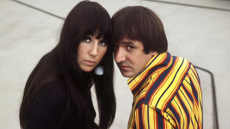 Cher and Sonny Bono looking back