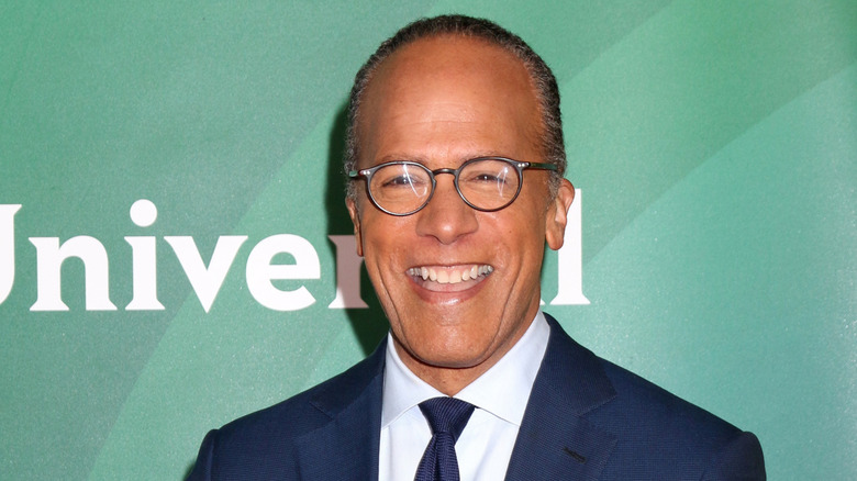 Lester Holt at NBCUniversal Summer Press Day in 2018