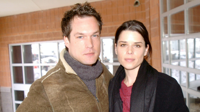 Neve Campbell and John Light in 2005