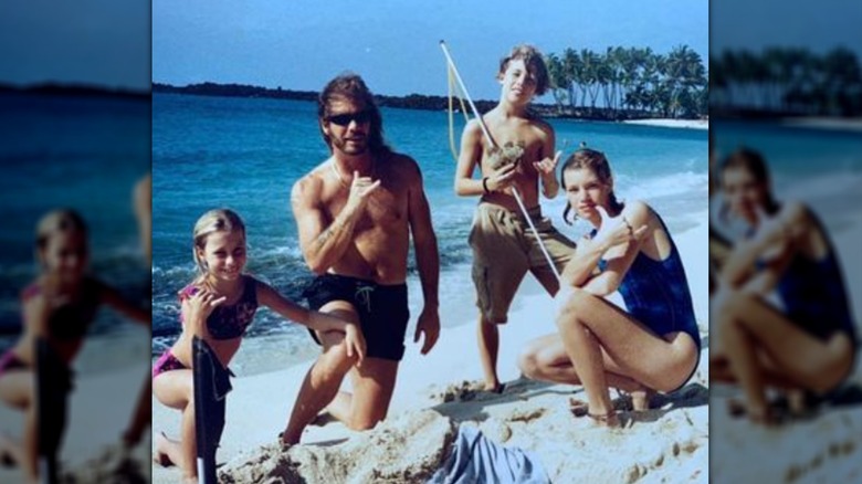 Young Duane Chapman with his kids