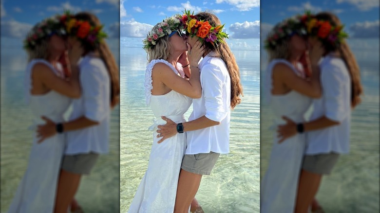 Lyssa Chapman on her wedding day
