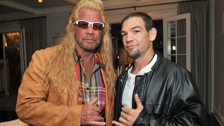 Dog the Bounty Hunter with his son Leland