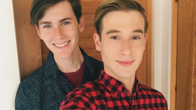 Tyler Henry and Clint Godwin smiling in selfie