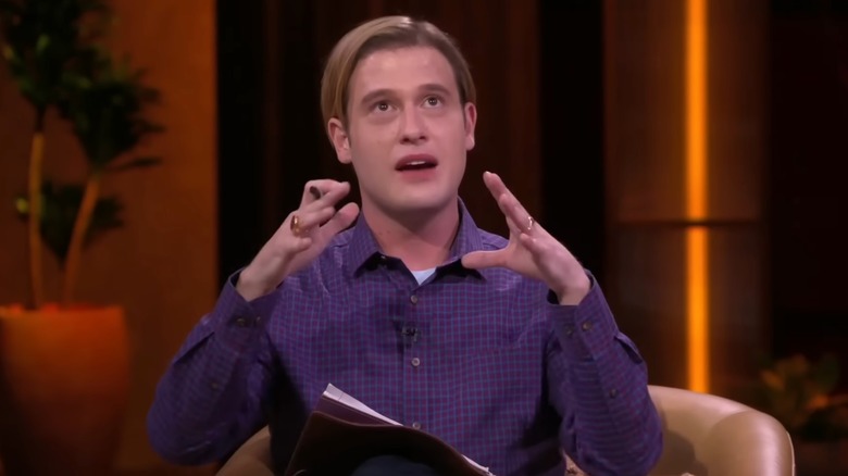 Tyler Henry during reading on stage