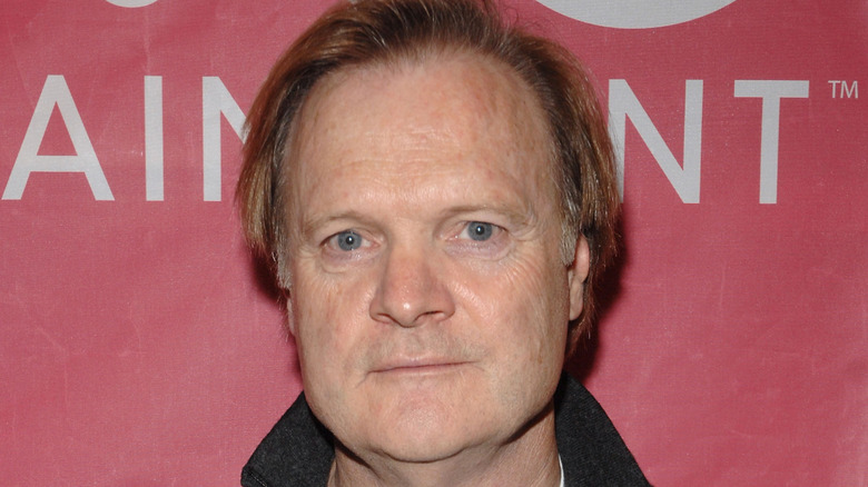 Lawrence O'Donnell posing for the cameras