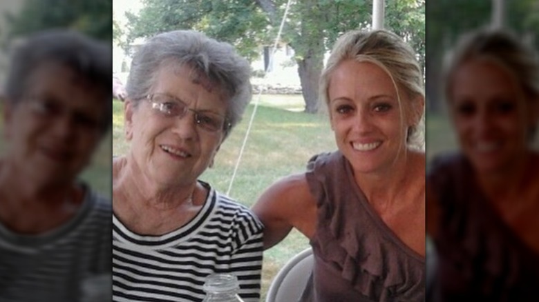 Nicole Curtis and her grandmother smiling