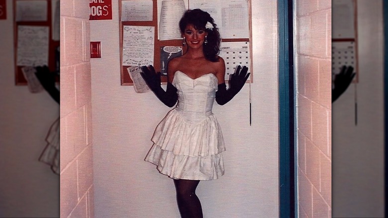 A young Shania Twain in the 1980s